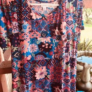 LuLaRoe ladies Carly Dress Sz M